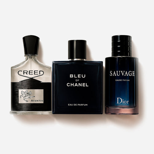 Combo de 3 perfumes Creed AVENTUS, BLEU DE CHANEL, Dior SAUVAGE 100ml